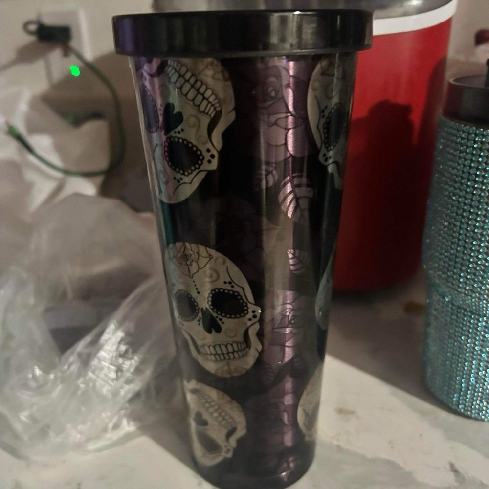 Cup with a skull design